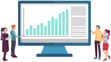 İş ekibi raporları analiz etsin, diyagramı monitöre yansıtın. Analitik bilgi ve geliştirme istatistikleri