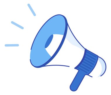 Megafon, hoparlör, bağrışma kutusu, sesli üreme aygıtı, duyurular, reklamlar