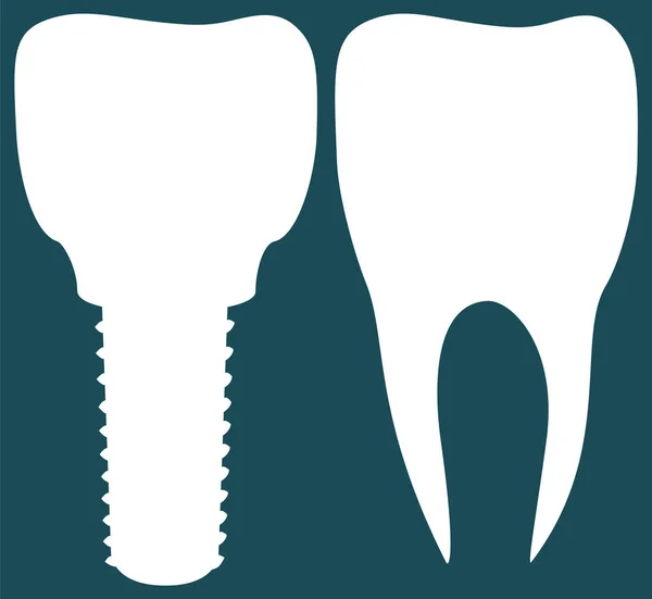 Ανθρώπινο δόντι με ένα δίχτυ. Φροντίδα και την υγιεινή σύμβολο εικονίδιο. Λευκό τραπεζίτη με σμάλτο και δύο ρίζες — Διανυσματικό Αρχείο