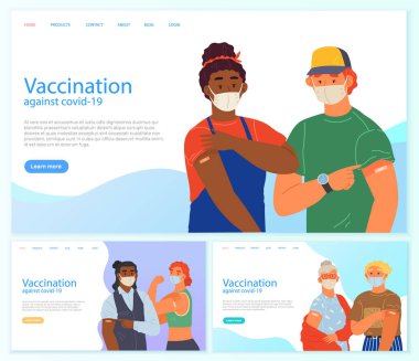 Coronavirus ajitasyon konseptini durdur. Aşı tanıtımı, işçilerin aşılanması. Aşı hayat kurtarıyor.