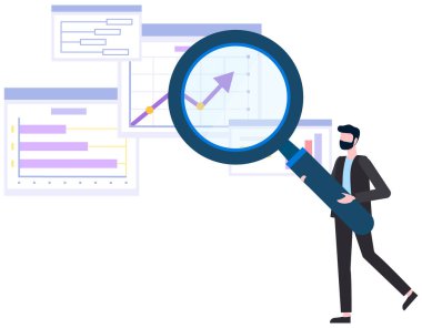 Veri analiz istatistikleri etkileşimli panel. Haritalı veri ekranı. Yıllık mali rapor