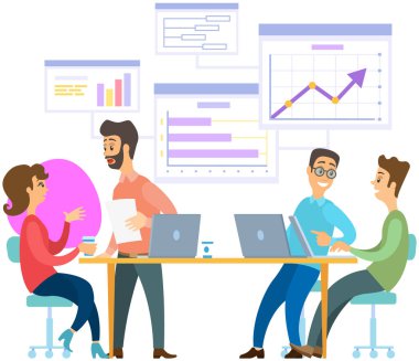 Veri analiz istatistikleri etkileşimli panel. Haritalı veri ekranı. Yıllık mali rapor