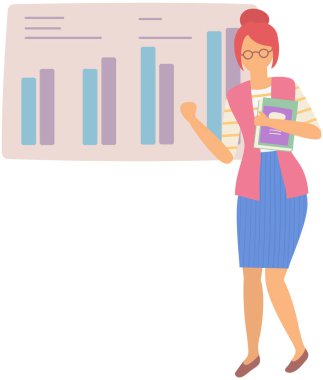 İstatistiksel göstergelerle kadın analiz raporu. Bayan yatırım analizinin sonuçlarını inceliyor