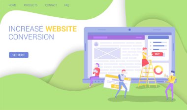 Web sitesi dönüştürme konseptini arttır. Meslektaşlar pazarlama geliştirme stratejisinin oluşturulmasıyla çalışırlar