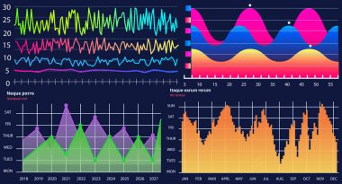 Pazar şemaları. Grafiksel bilgi görselleştirme ve analiz. İstatistiksel göstergeler ve veriler