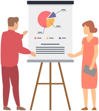 Yönetici istatistiksel bir rapor sunar. Analiz ve planlama sektörü