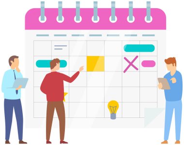 Programlı toplantılar düzenleyen insanlar, aylık planlar yaparlar. Planlama stratejisi ve zaman yönetimi