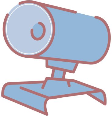 Bilgisayar kamerası, elektronik ekipman. Video görüntüsünü gerçek zamanlı olarak yayınlamak için tasarlanmış bir Gadget