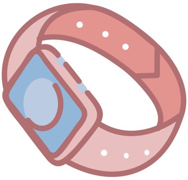 Uzatılmış işlevselliği olan akıllı saat. Zaman gösterimi ve bildirimleri almak için aygıt