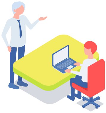 Ofis çalışanları. İş arkadaşları. Meslektaşlar proje takım çalışmasını tartışırlar. Ofis çalışanları iş ve iletişim