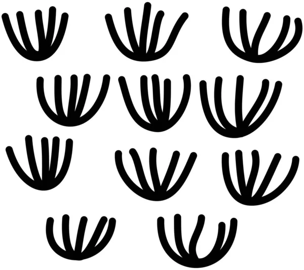 Disegnato a mano scarabocchio modello astratto in stile bianco e nero, sfondo texture, tessuto — Vettoriale Stock