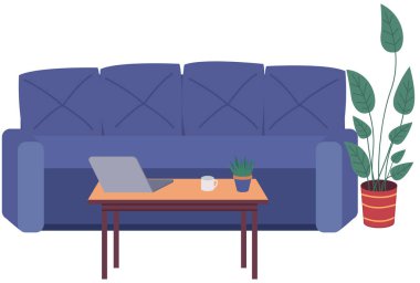 Boş ofis iç tasarımı, mobilya, dizüstü bilgisayar, masa, sandalye, iş yeri ev ya da işyeri