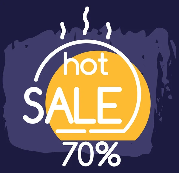 Discount Tag Sale Promotional Emblem Promotion Banner Layout Sale Percent — стоковый вектор