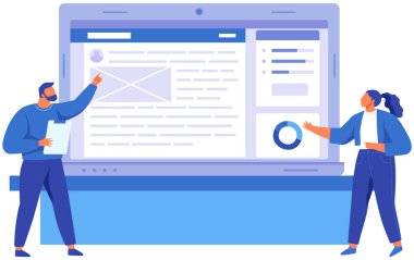 İş alanı, arama motoru optimizasyonu, ziyaretçiler, web sitesi konseptinin verimliliğini artırma. İnsanlar müşteri profili ile çalışır. Danışmanlık hizmetinde dizüstü bilgisayar kullanan çalışanlar
