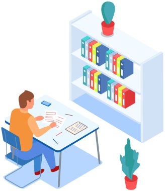 Ofis personeli, yönetici işi ve iletişim. Masadaki ofis çalışanı. Çalışma alanlarında çalışan iş adamları. İş arkadaşım. İş adamı ya da işyerinde çalışan bir memur.