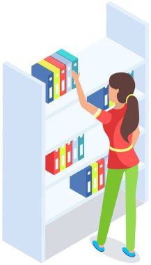 Kadın sekreter yanında belgelerle birlikte. Vekil iş kadını ya da öğrenci dosyasını belgelerle birlikte çıkarıyor. Ofis çalışanı arşiv dosyalarını alır. Ofisin yanında elinde dosyalarla duran genç bir çalışan.