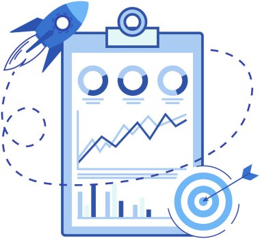 İnfografik grafik çizelge vektör şablonu. Yıllık istatistik eğrisi grafik tasarımı. Pazar veri diyagramları. Grafiksel bilgi görselleştirme ve analiz. İstatistiksel göstergeler ve veri değişimlerinin sıklığı