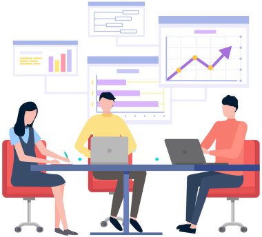 İş analizleriyle gözünde canlandır. İnsanlar istatistiksel veri analizleriyle, değişen göstergelerle çalışıyorlar. Çalışanlar istatistiksel göstergeleri, iş verilerini analiz ederler. Karakterler pazarlama araştırmalarıyla çalışır