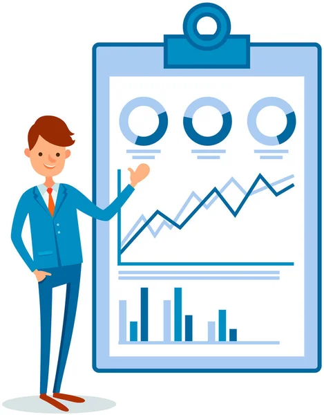 Analyse Van Informatie Ontwikkelingsstatistieken Web Analyse Maatregel Product Testen Technologie — Stockvector