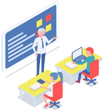 Ofis personeli, iş ve iletişim. Kafa ve astlar. Çeşitli işçiler, menajerler. Farklı seviyelerdeki üst düzey yöneticiler. Ofis çalışanları. İş arkadaşları. Meslektaşlar proje takım çalışmasını tartıştılar