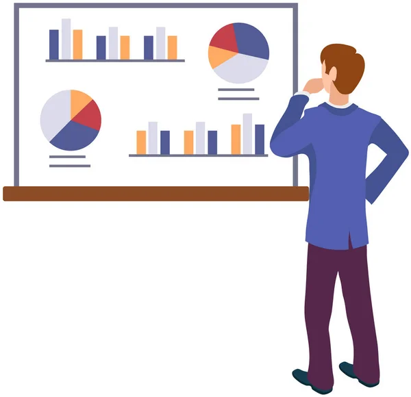 Estadísticas Información Desarrollo Analítico Medida Análisis Web Tecnología Prueba Productos — Archivo Imágenes Vectoriales