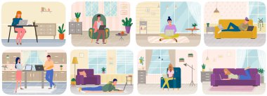 Sohbet, iletişim ve internet üzerinden mesajlar. İnsanlar konuşmak için dizüstü bilgisayar kullanıyor. Bilgisayar klavyesine basmak, online ev rahatlaması ve çalışmak. Çevrimiçi iletişim için dizüstü bilgisayar başında zaman geçirir