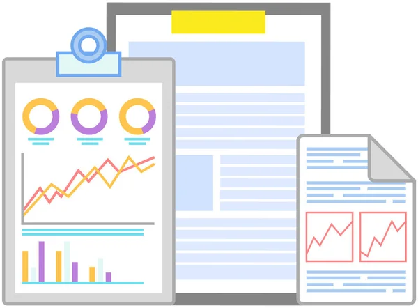 Begreppet Dataanalysstatistik Strategi Affärsutveckling Resultat Statistiska Företagsundersökningar Analysera Tillväxten Statistiska — Stock vektor