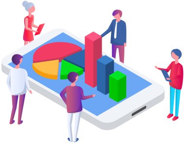 İş analizleriyle gözünde canlandır. İnsanlar istatistiksel veri analizleriyle, değişen göstergelerle çalışıyorlar. Çalışanlar istatistiksel göstergeleri, iş verilerini analiz ederler. Karakterler pazarlama araştırmalarıyla çalışır