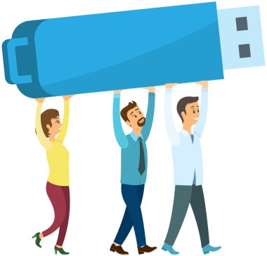 Flash belleği ortam olarak kullanan ve USB arayüzü ile bilgisayara veya diğer okuyuculara bağlı olan Usb flash disk depolama aygıtı. Veri ve bilgi depolama için modern teknolojiler, elektronik dolgu