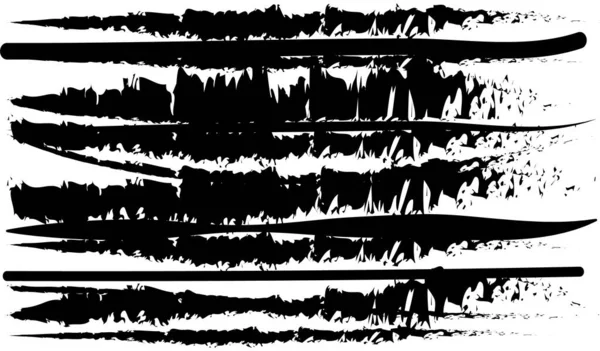 Modèle Abstrait Gribouillis Dessiné Main Dans Style Noir Blanc Fond — Image vectorielle