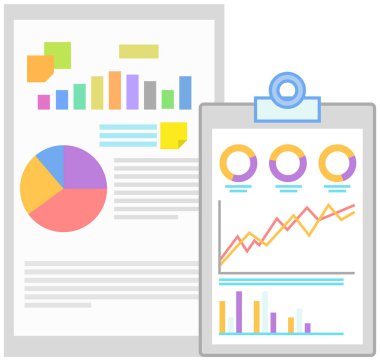 Veri analizi istatistik konsepti. Strateji, iş geliştirme. İstatistiksel iş araştırmalarının sonuçları. İstatistiksel göstergelerin ve gelirlerin büyümesini analiz et. Mali veriler ve kâr büyümesi