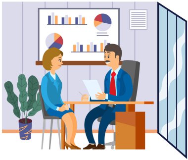 Ofis personeli, iş ve iletişim. Kafa ve astlar. Çeşitli işçiler, menajerler. Farklı seviyelerdeki üst düzey yöneticiler. Ofis çalışanları. İş arkadaşları. Meslektaşlar proje takım çalışmasını tartıştılar