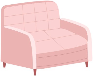 Yumuşak kanepe. Boş mobilyalar. Koltuk ya da divan. Mobilyaların ve yerleşim yerlerinin düzenlenmesi. Oturma odası iç dizayn koltuk unsuru. Rahat bir dinlenme odası. Kanepe ikonunun modern modeli. Lüks divan