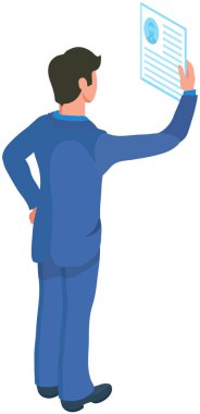 İnternette sörf yapan, sosyal medyada Avatar profili ile etkileşim kuran bir adam adayın kişisel çalışma çizelgesini inceliyor. Web forumlarında, habercilerde, bloglarda erkek karakterin baş sembolü olan kağıt sayfası