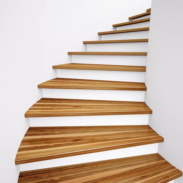 나무 계단 — 스톡 사진