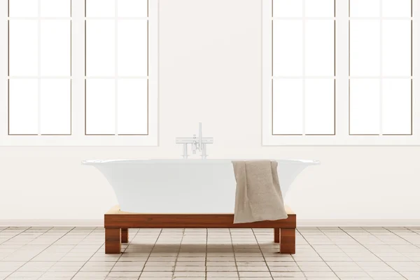 Bathroom with retangle windows — Stock Photo, Image