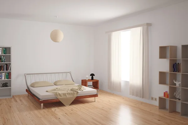 Modernes Schlafzimmer-Interieur — Stockfoto