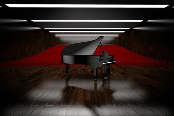 Klavier im Konzert — Stockfoto