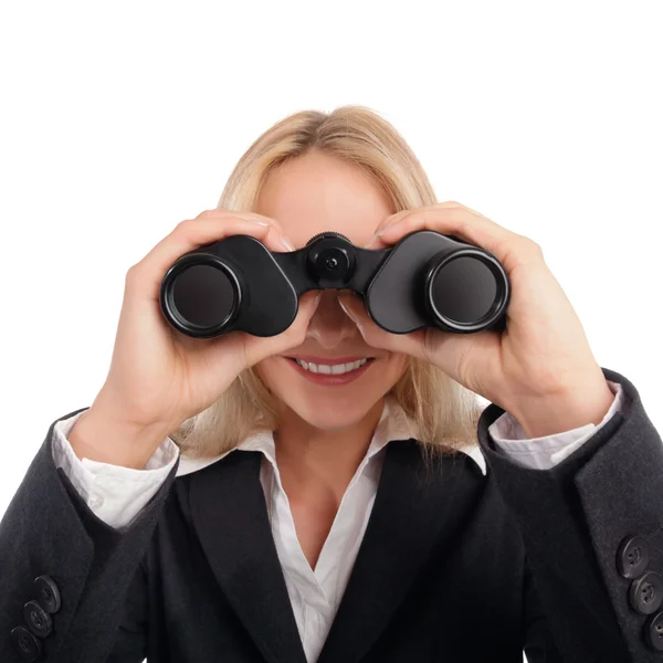 Woman with ocular — Stock Photo, Image