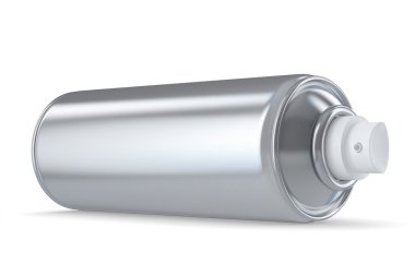 grey spraycan laying clipart