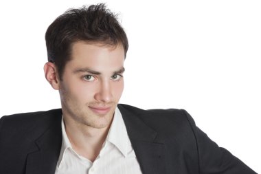 gülümseyen genç profesyonel