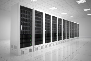 Datacenter, bilgisayarların bir satır ile