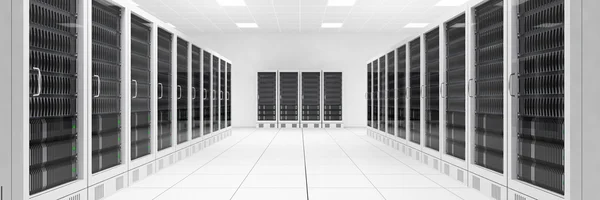 Bilgisayar Merkezi Görünümü iki satır ile Datacenter