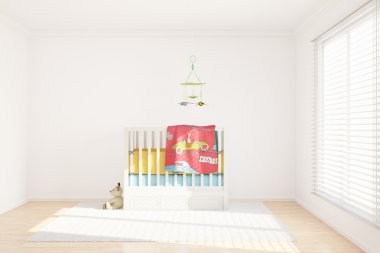 Çocuk Odası, oyuncak休日をテーマにクリスマスの装飾を保持サンタ帽子で笑顔の女の子