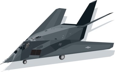 f-117 nighthawk stealth avcı