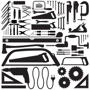 aracı koleksiyon vector silhouettes