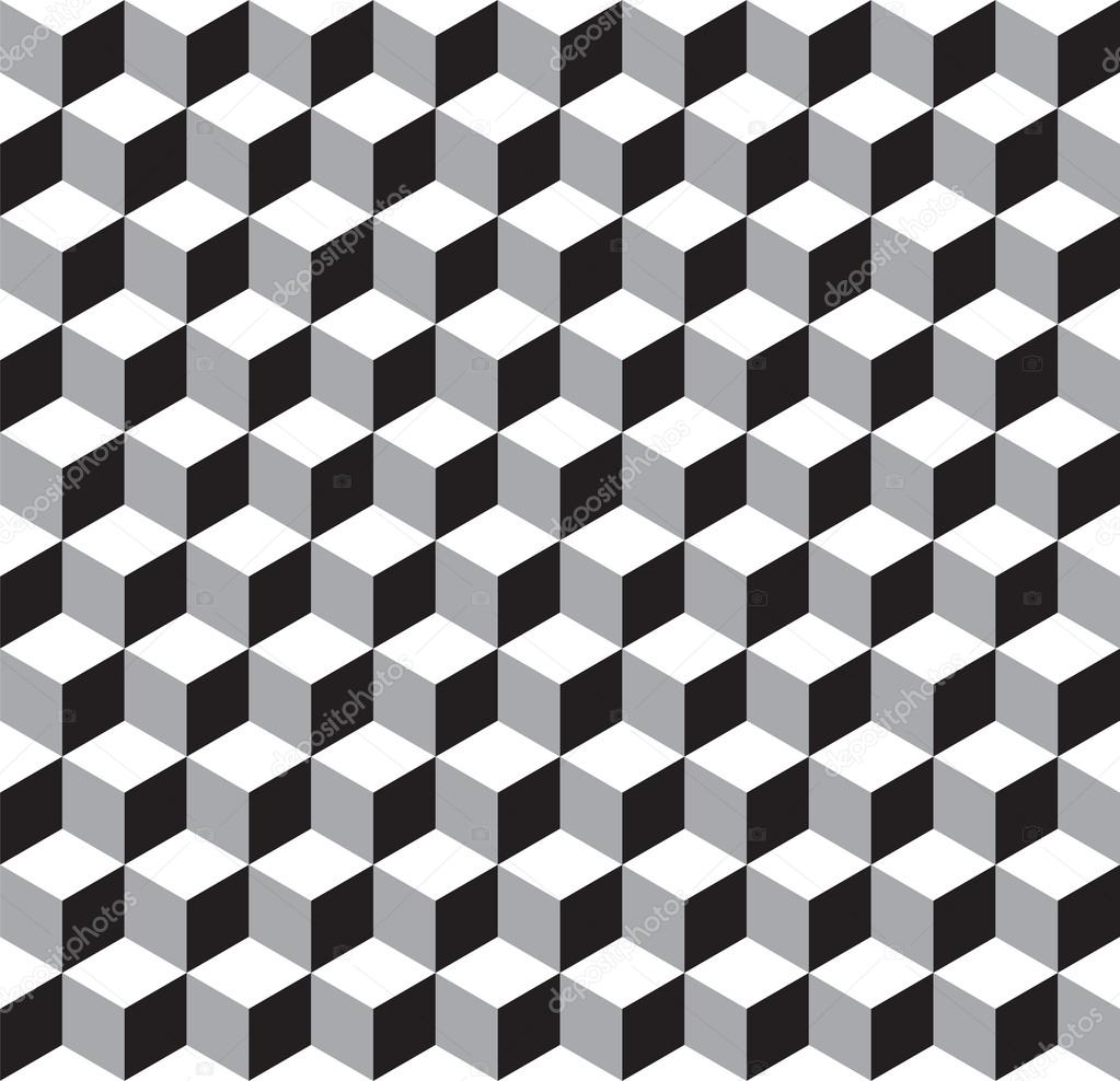 Seamless Geometric Cube Texture Pattern Background Wallpaper