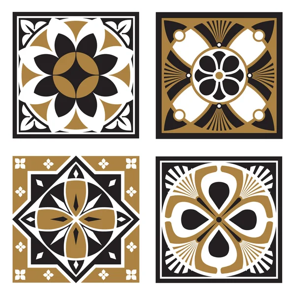 Patrones ornamentales vintage — Archivo Imágenes Vectoriales