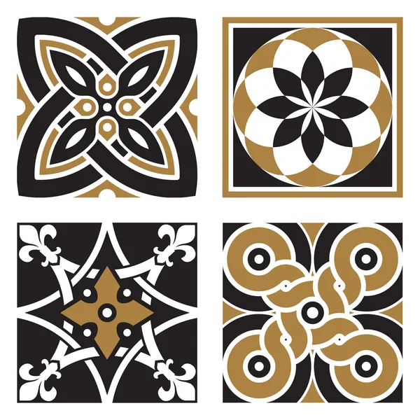 Vintage Decoratieve patronen — Stockvector