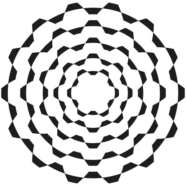 円抽象幾何学枠デザイン — ストックベクタ
